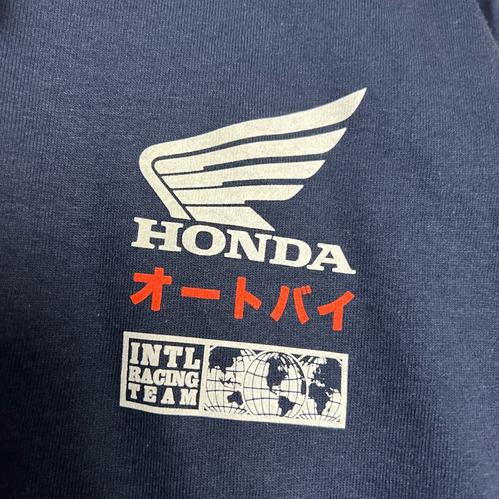 NWT Honda Racing Navy Long Sleeve Shirt - Picture 4 of 5